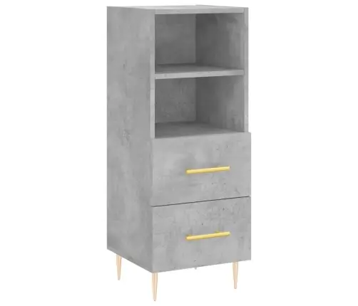 Puhvetkapp, Betoonhall, 34,5 X 34 X 90 cm Tehispuit