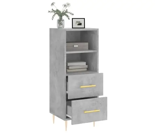 Puhvetkapp, Betoonhall, 34,5 X 34 X 90 cm Tehispuit