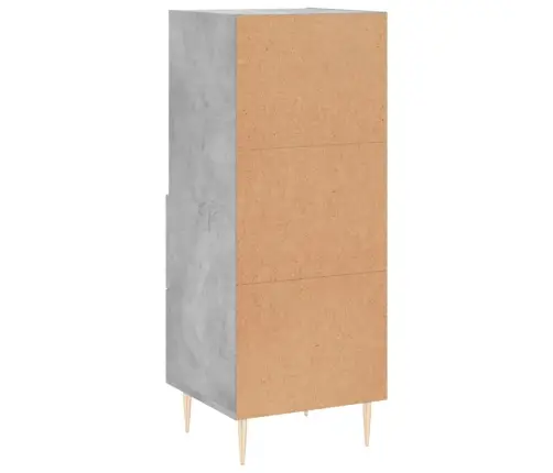 Puhvetkapp, Betoonhall, 34,5 X 34 X 90 cm Tehispuit