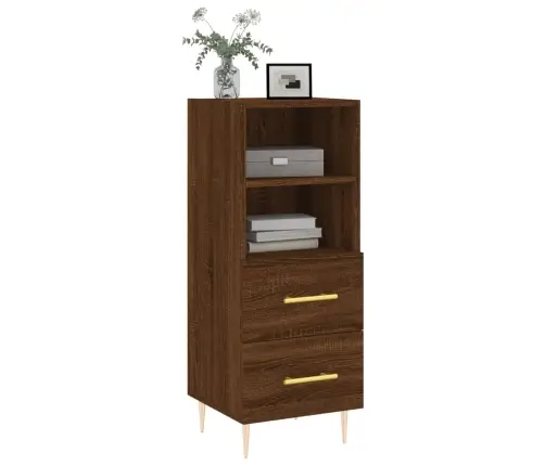 Kumode, Ozolkoka Krāsa, 34,5X34X90 Cm, Inženierijas Koks Vidaxl Kumode, Ozolkoka Krāsa, 34,5X34X90 Cm, Inženierijas Koks Vidaxl