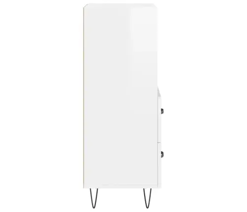 Kumode, Spīdīgi Balta, 34,5X34X90 Cm, Inženierijas Koks Vidaxl Kumode, Spīdīgi Balta, 34,5X34X90 Cm, Inženierijas Koks Vidaxl