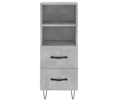 Šoninė Spintelė, Betono Pilka, 34,5X34X90cm Apdirbta Mediena