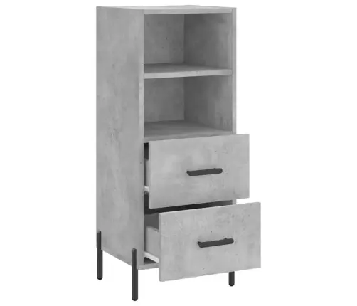 Puhvetkapp, Betoonhall, 34,5 X 34 X 90 cm Tehispuit