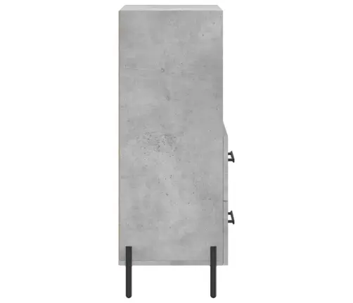 Puhvetkapp, Betoonhall, 34,5 X 34 X 90 cm Tehispuit