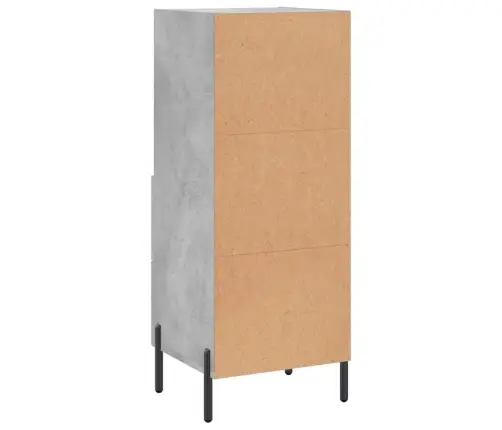 Puhvetkapp, Betoonhall, 34,5 X 34 X 90 cm Tehispuit