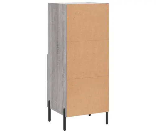 Šoninė Spintelė, Pilka Ąžuolo, 34,5X34X90cm Apdirbta Mediena