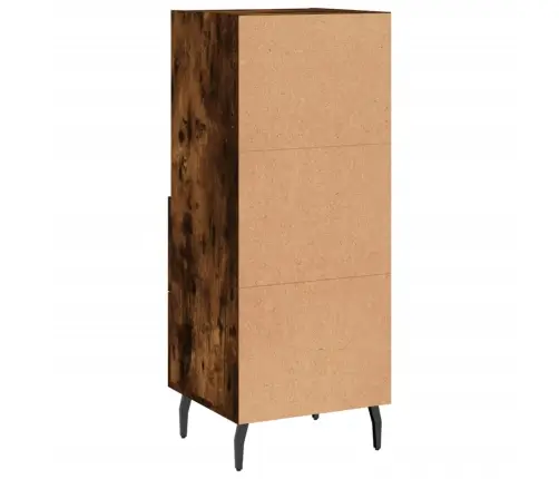 Šoninė Spintelė, Dūminio Ąžuolo, 34,5X34X90cm Apdirbta Mediena