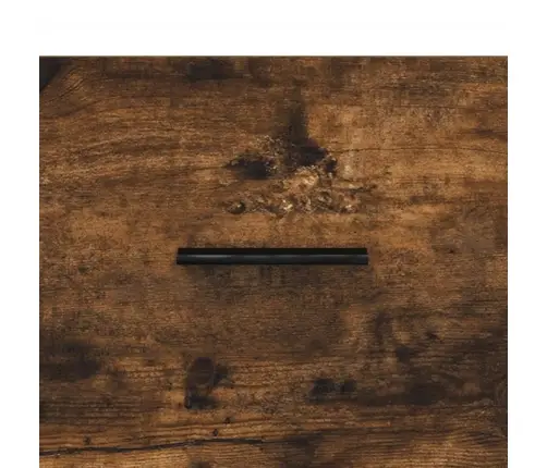 Šoninė Spintelė, Dūminio Ąžuolo, 34,5X34X90cm Apdirbta Mediena