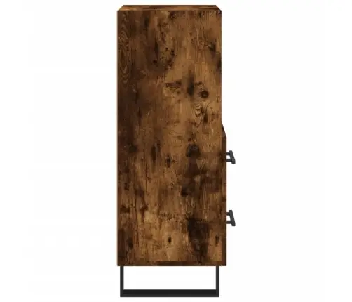 Šoninė Spintelė, Dūminio Ąžuolo, 34,5X34X90cm Apdirbta Mediena Šoninė Spintelė, Dūminio Ąžuolo, 34,5X34X90cm Apdirbta Mediena