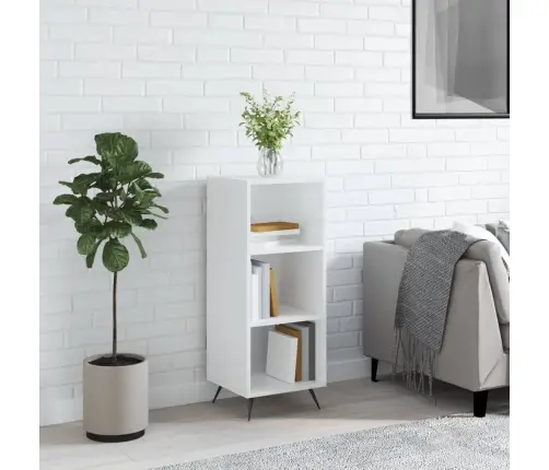 Kapp-Riiul, Kõrgläikega Valge, 34,5 X 32,5 X 90 cm Tehispuit