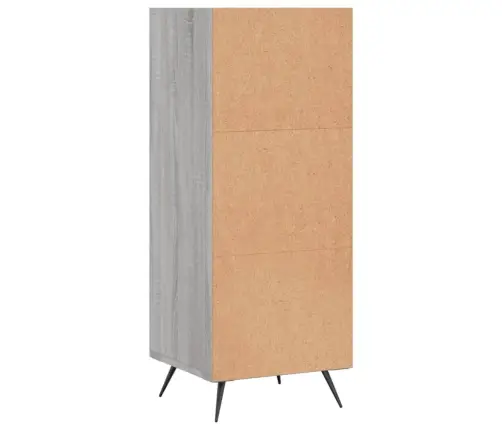 Plaukts, Pelēks, 34,5X32,5X90 Cm, Inženierijas Koks Vidaxl