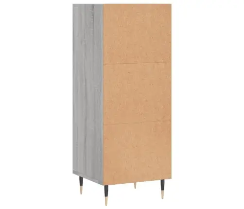 Plaukts, Pelēka Ozola Krāsa, 34,5X32,5X90 Cm, Inženierijas Koks Vidaxl