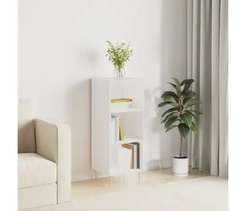 Puhvetkapp, Valge, 34,5 X 32,5 X 90 cm Tehispuit