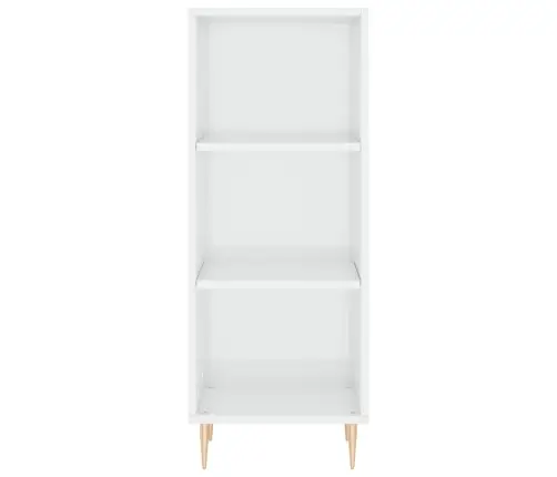 Plaukts, Spīdīgi Balts, 34,5X32,5X90 Cm, Inženierijas Koks Vidaxl Plaukts, Spīdīgi Balts, 34,5X32,5X90 Cm, Inženierijas Koks Vidaxl