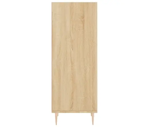 Plaukts, Ozolkoka Krāsā, 34,5X32,5X90 Cm, Inženierijas Koks Vidaxl