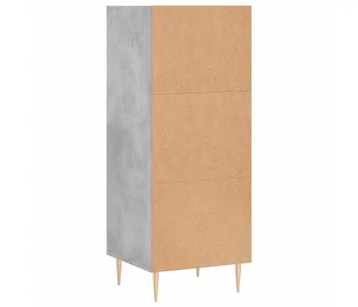 Šoninė Spintelė, Betono Pilka, 34,5X32,5X90cm Apdirbta Mediena