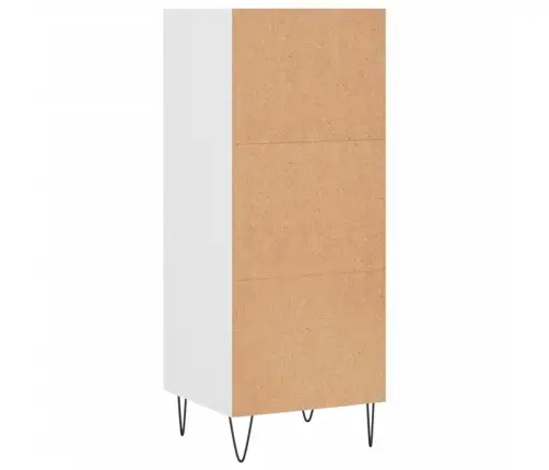 Skapītis, Balts, 34,5X32,5X90 Cm, Inženierijas Koks Vidaxl