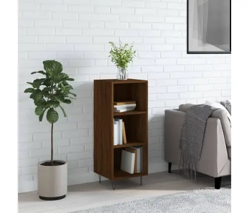 Plaukts, Ozolkoka Krāsa, 34,5X32,5X90 Cm, Inženierijas Koks Vidaxl