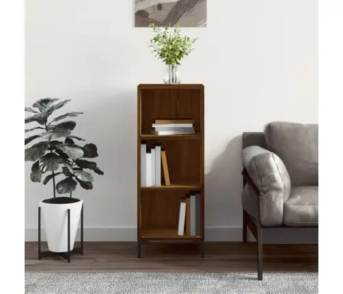 Plaukts, Ozolkoka Krāsa, 34,5X32,5X90 Cm, Inženierijas Koks Vidaxl