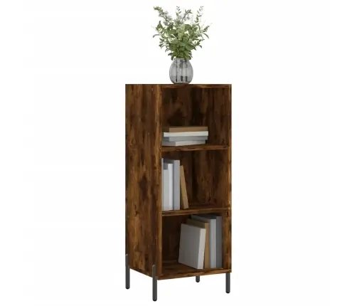 Plaukts, Ozolkoka Krāsa, 34,5X32,5X90 Cm, Inženierijas Koks Vidaxl