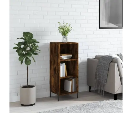 Plaukts, Ozolkoka Krāsa, 34,5X32,5X90 Cm, Inženierijas Koks Vidaxl