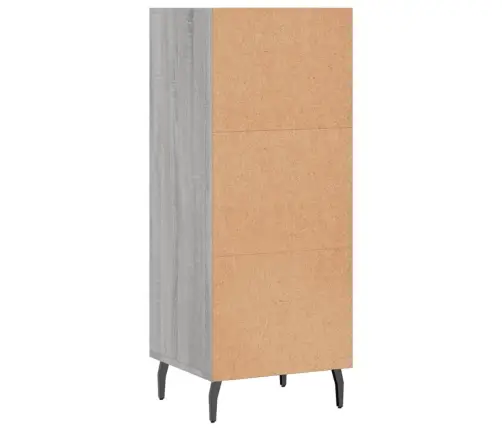 Šoninė Spintelė, Pilka Ąžuolo, 34,5X32,5X90cm Apdirbta Mediena