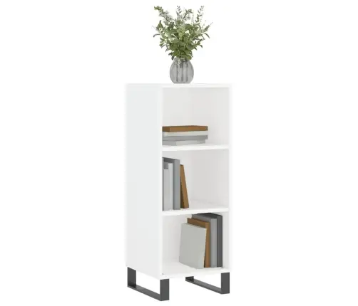 Puhvetkapp, Valge, 34,5 X 32,5 X 90 cm Tehispuit