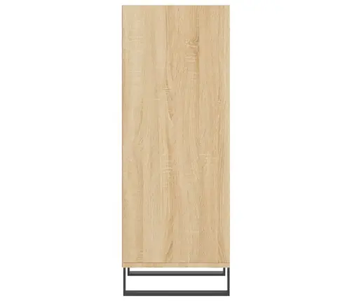 Plaukts, Ozolkoka Krāsā, 34,5X32,5X90 Cm, Inženierijas Koks Vidaxl