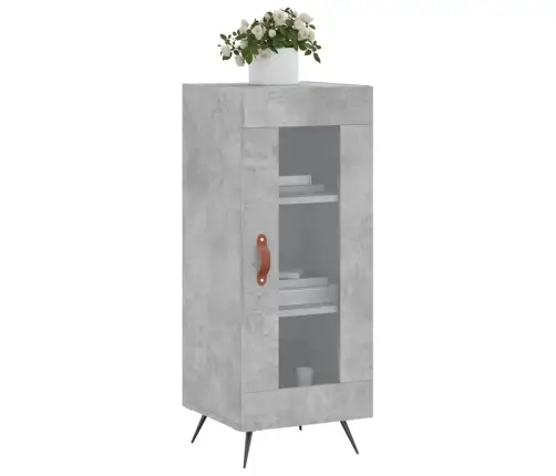 Šoninė Spintelė, Betono Pilka, 34,5X34X90cm Apdirbta Mediena