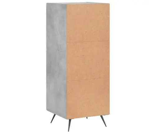 Šoninė Spintelė, Betono Pilka, 34,5X34X90cm Apdirbta Mediena