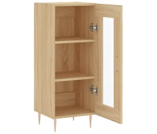 Kumode, Ozolkoka Krāsa, 34,5X34X90 Cm, Inženierijas Koks Vidaxl Kumode, Ozolkoka Krāsa, 34,5X34X90 Cm, Inženierijas Koks Vidaxl