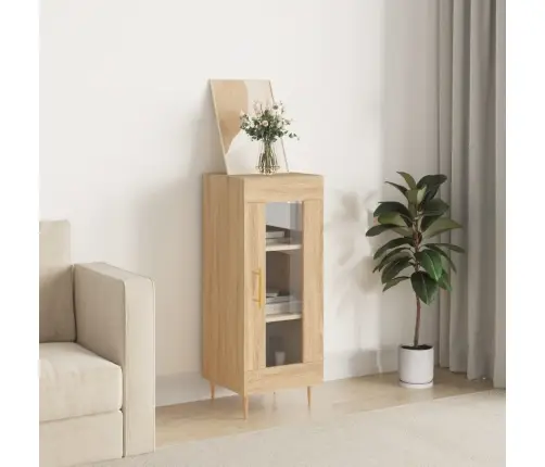 Kumode, Ozolkoka Krāsa, 34,5X34X90 Cm, Inženierijas Koks Vidaxl Kumode, Ozolkoka Krāsa, 34,5X34X90 Cm, Inženierijas Koks Vidaxl