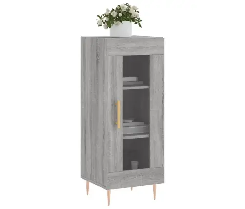 Šoninė Spintelė, Pilka Ąžuolo, 34,5X34X90cm Apdirbta Mediena