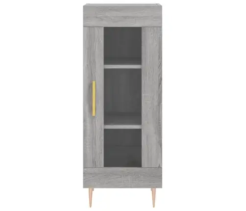 Šoninė Spintelė, Pilka Ąžuolo, 34,5X34X90cm Apdirbta Mediena