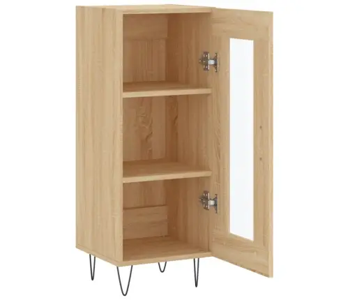 Kumode, Ozolkoka Krāsa, 34,5X34X90 Cm, Inženierijas Koks Vidaxl Kumode, Ozolkoka Krāsa, 34,5X34X90 Cm, Inženierijas Koks Vidaxl