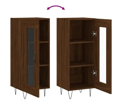 Kumode, Ozolkoka Krāsa, 34,5X34X90 Cm, Inženierijas Koks Vidaxl Kumode, Ozolkoka Krāsa, 34,5X34X90 Cm, Inženierijas Koks Vidaxl