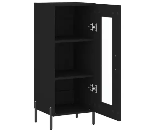 Puhvetkapp, Must, 34,5 X 34 X 90 cm Tehispuit