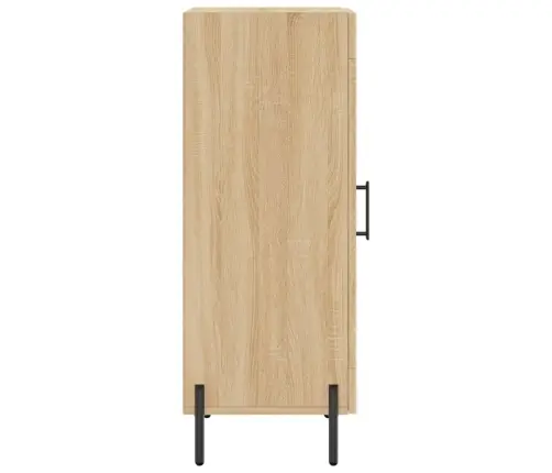 Kumode, Ozolkoka Krāsa, 34,5X34X90 Cm, Inženierijas Koks Vidaxl