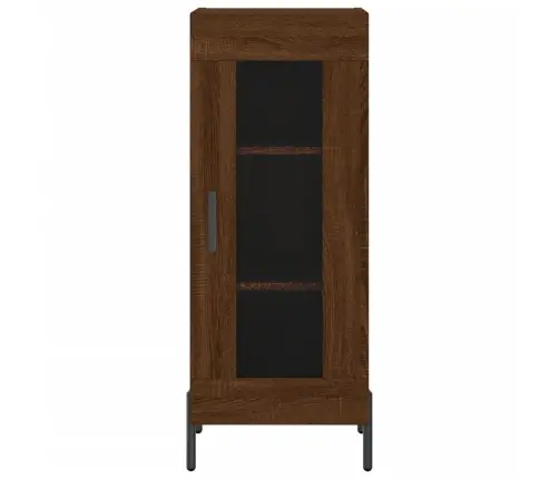 Šoninė Spintelė, Ruda Ąžuolo, 34,5X34X90cm Apdirbta Mediena