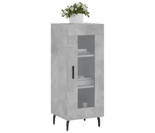 Šoninė Spintelė, Betono Pilka, 34,5X34X90cm Apdirbta Mediena