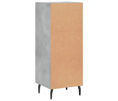 Šoninė Spintelė, Betono Pilka, 34,5X34X90cm Apdirbta Mediena