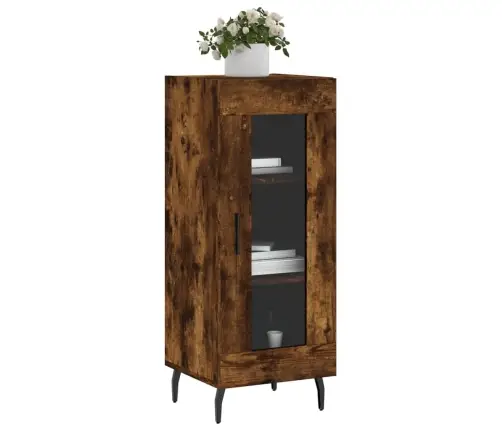 Kumode, Ozolkoka Krāsa, 34,5X34X90 Cm, Inženierijas Koks Vidaxl