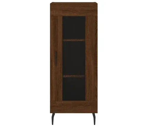 Kumode, Ozolkoka Krāsa, 34,5X34X90 Cm, Inženierijas Koks Vidaxl