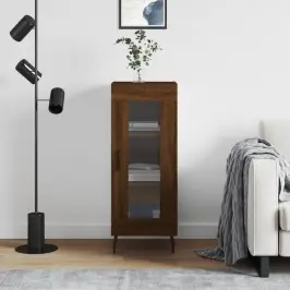 Kumode, Ozolkoka Krāsa, 34,5X34X90 Cm, Inženierijas Koks Vidaxl