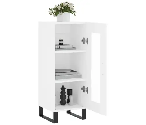 Puhvetkapp, Valge, 34,5 X 34 X 90 cm Tehispuit