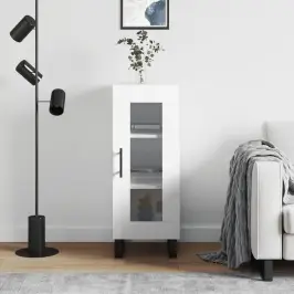 Puhvetkapp, Valge, 34,5 X 34 X 90 cm Tehispuit