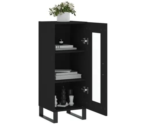 Puhvetkapp, Must, 34,5 X 34 X 90 cm Tehispuit