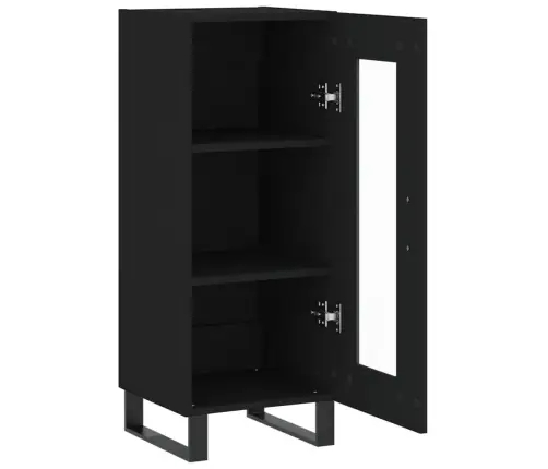 Puhvetkapp, Must, 34,5 X 34 X 90 cm Tehispuit