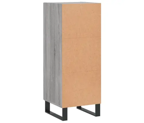 Puhvetkapp, Hall Sonoma Tamm, 34,5X34X90 cm Tehispuit