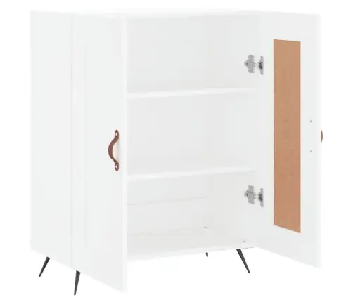 Kumode, Balta, 69,5X34X90 Cm, Inženierijas Koks Vidaxl